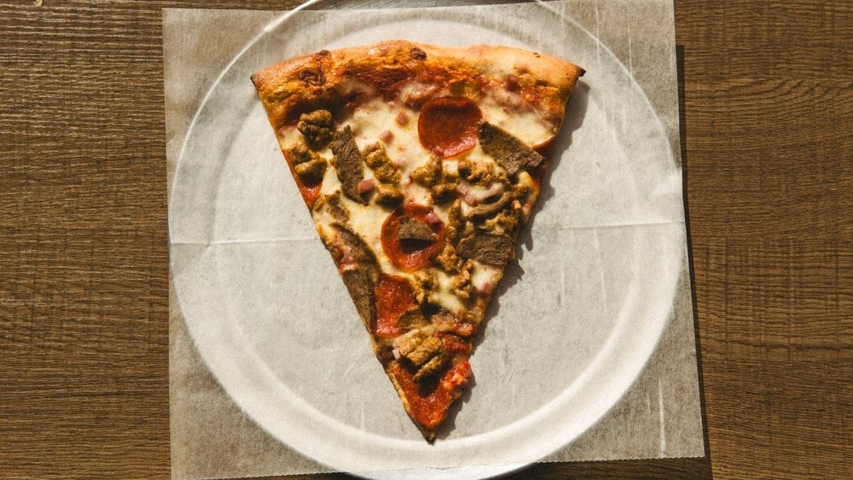Meat Lovers Slice.